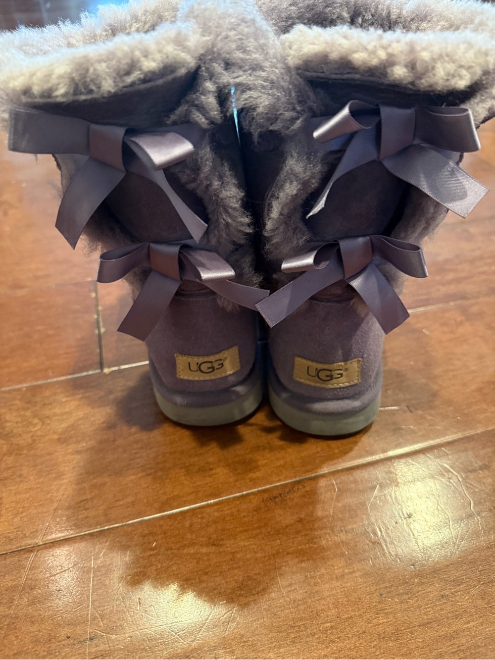 UGG Bow Boot in Purple, women 8
